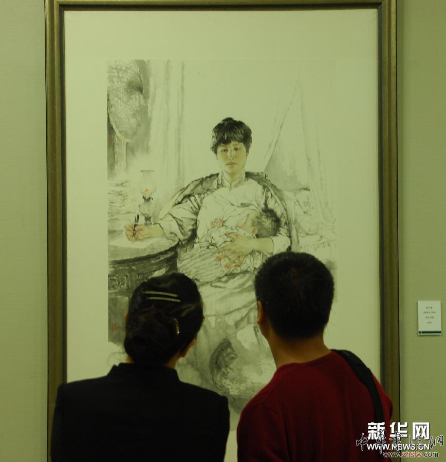 （新华网）（3）何家英画展在海南举行 