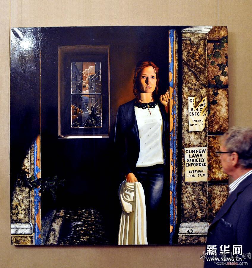 （国际）（2）“中法青年油画家艺术交流展”在巴黎举行