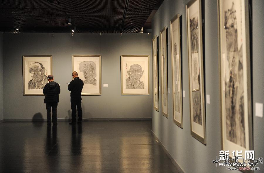（晚报）（3）“南象北相——王赞、周京新、张江舟、王颖生人物画展”亮相国家大剧院