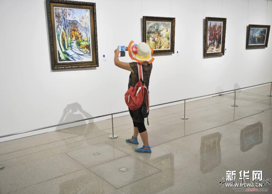 （文化）（1）中法书画名家作品联展亮相国家博物馆