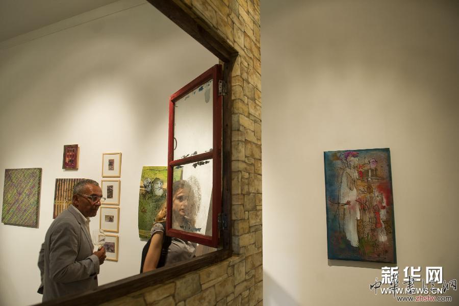 （文化）（2）法国艺术家苏菲兰个展《出神·入画》在京展出