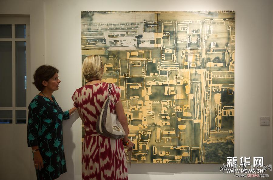 （文化）（3）法国艺术家苏菲兰个展《出神·入画》在京展出