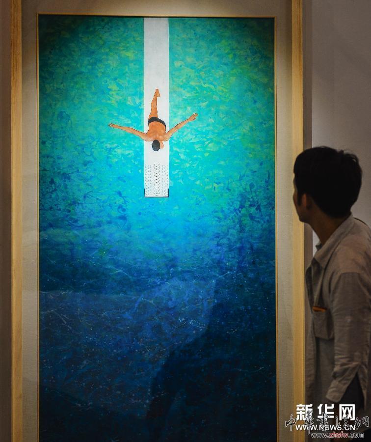 （晚报）（2）首届南京国际美术展开展