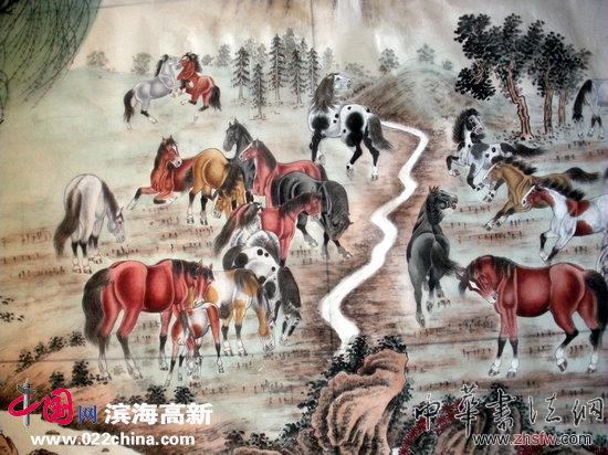 天津画马名家程希斌作品意象