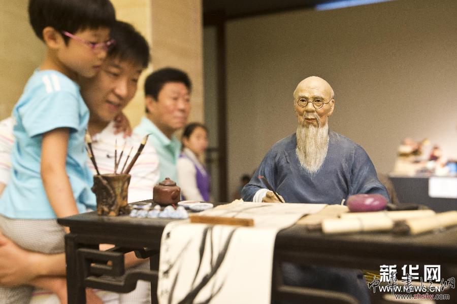 #（文化）（1）天津泥人张彩塑优秀作品北京开展