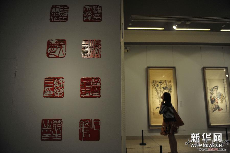 （晚报）（3）“大道传薪，金石为开——中国美术馆藏吴昌硕与二十世纪写意花鸟画名家展”在京开幕