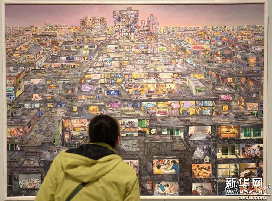 （晚报）（1）石家庄举办全国美展综合材料绘画作品展