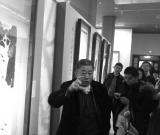 舒乙现身美术馆客串讲解员