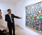 《闭上眼睛看世界》严阵诗画展在京开展 图