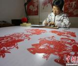 河南民间剪纸年画迎新年