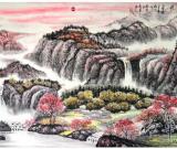 著名国画大师谢飞作品被誉为“现代山水”典范