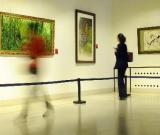 朝鲜美术作品展在丹东开展 图