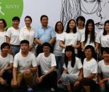 孙俪题馆名 90后办公益画展为建图书馆