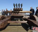 “古代兵器”登上南京明城墙 图