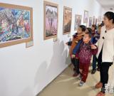 第五届海峡两岸少儿美术大展在京开展 组图