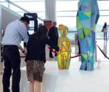 “迎海-自然交响曲”艺术作品展在港开幕 组图