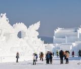 “净月雪世界”正式开放 用雪达40万立方米