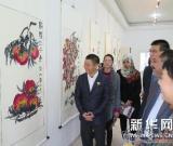 中国画家张剑峰在突尼斯举办国画展 图