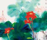 次第花开——韩墨彩墨荷花艺术展
