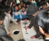李红匣书法展在甘肃平凉师范展出