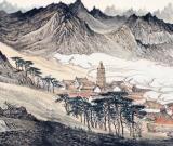 百米诗画长卷《黄河金岸》在港展出 图