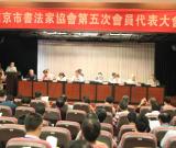 南京市书法家协会召开第五次会员代表大会