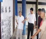 张氏宗祠成书画爱好者舞文弄墨的好地方