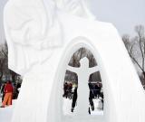 第20届哈尔滨国际雪雕赛落幕