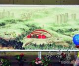 南京首幅百米长手绘城市画卷现身 高1.5米