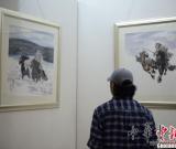 内蒙古举行马主题中国画展 图