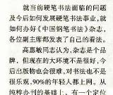中国硬笔书法家协会主席碰头会发言摘要
